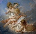 Cupidos Alegoría de la poesía Francois Boucher
